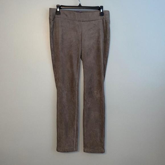 EUC Not Your Daughters Jeans NYDJ Faux Suede Legging Pants Size 2 Long 2L - Picture 2 of 7